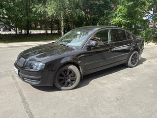2007 Skoda Superb I Рестайлинг, чёрный, 450000 рублей, вид 2