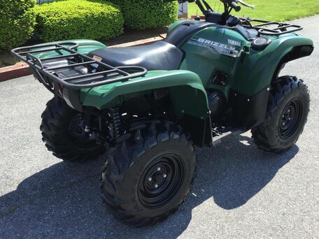 2014 Yamaha Grizzly 550, зелёный, 1229000 рублей, вид 2