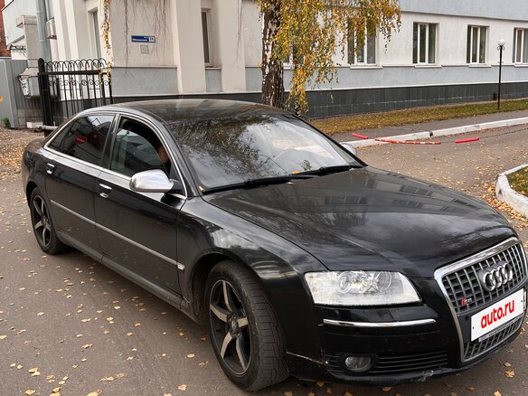 2004 Audi A8 Long II (D3), чёрный, 700000 рублей - вид 1