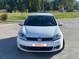 2011 Volkswagen Golf VI, белый, 729000 рублей, вид 2