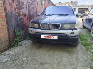 2001 BMW X5 3.0i I (E53), серебристый, 820000 рублей, вид 1