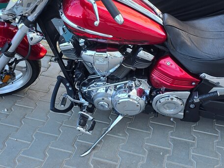2009 Yamaha XV 1900, красный, 780000 рублей, вид 2