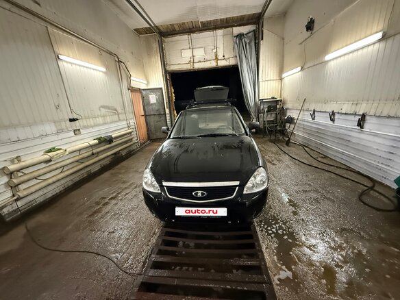 2009 Lada (ВАЗ) Priora I, чёрный - вид 1
