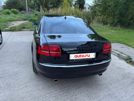 2005 Audi A8 Long II (D3) Рестайлинг, чёрный, 1525000 рублей, вид 4