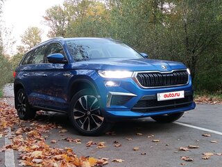 2024 Skoda Kodiaq I Рестайлинг, синий, 4450000 рублей, вид 1