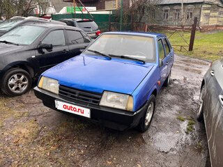 1999 Lada (ВАЗ) 21099, синий, 125000 рублей, вид 1