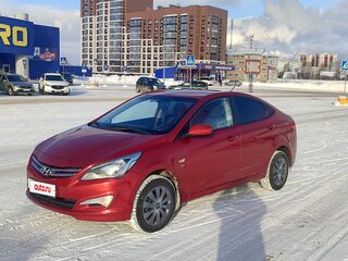 2016 Hyundai Solaris I Рестайлинг, красный, 850000 рублей, вид 1