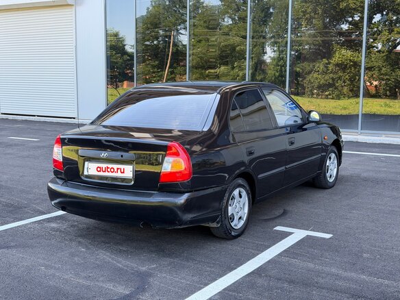 2008 Hyundai Accent ТагАЗ II, чёрный, 249000 рублей - вид 7