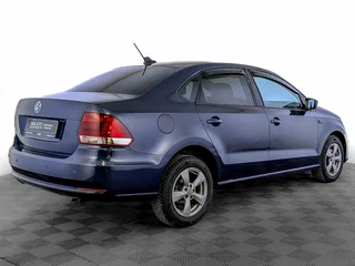 2017 Volkswagen Polo V Рестайлинг, синий, 1070000 рублей, вид 5