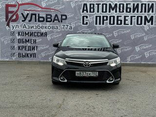 2015 Toyota Camry VII (XV50) Рестайлинг, чёрный, 2290000 рублей, вид 2