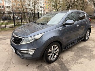 2014 Kia Sportage III Рестайлинг, синий, 1450000 рублей, вид 3