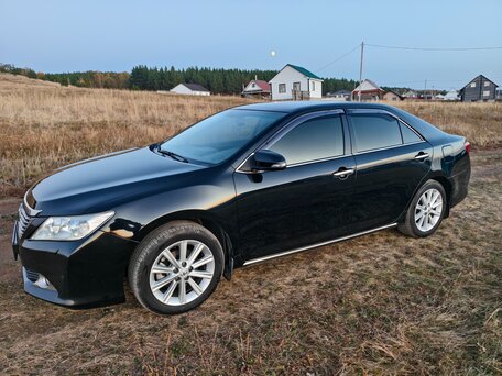 2012 Toyota Camry VII (XV50), чёрный, 1730000 рублей, вид 2