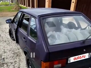 1999 Lada (ВАЗ) 2109, фиолетовый, 60000 рублей, вид 3