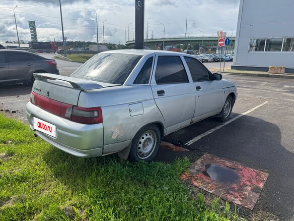 2006 Lada (ВАЗ) 2110, серебристый, 145000 рублей - вид 4