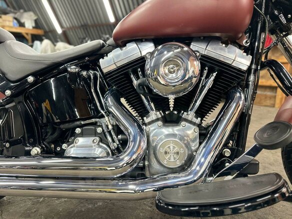 2017 Harley-Davidson Softail Slim, оранжевый, 1150000 рублей - вид 16