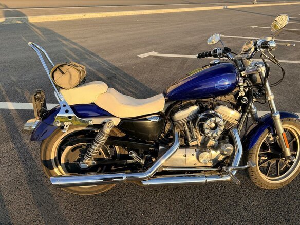 2015 Harley-Davidson Sportster 883, синий - вид 4