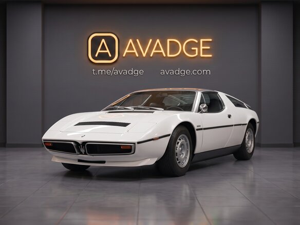 1972 Maserati Bora, белый