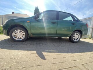2015 Lada (ВАЗ) Granta I, зелёный, 420000 рублей, вид 5