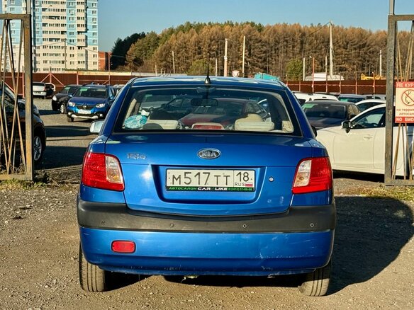 2006 Kia Rio II, синий, 429000 рублей - вид 6