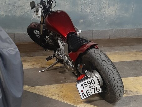 1997 Yamaha XVS400 Drag Star, красный, 350000 рублей, вид 2