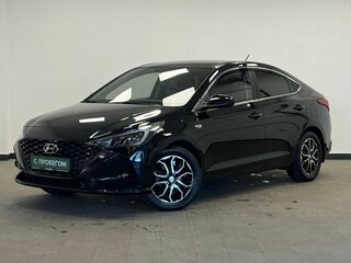 2021 Hyundai Solaris II Рестайлинг, чёрный, 1825000 рублей, вид 1