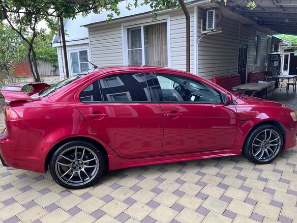 2007 Mitsubishi Lancer X, красный, 1280000 рублей - вид 5