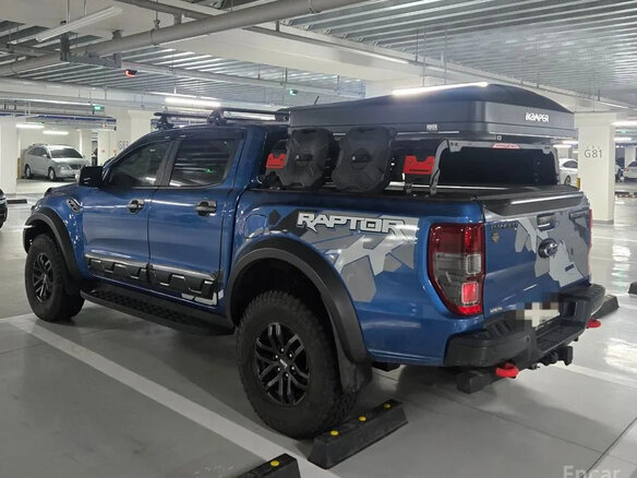 2021 Ford Ranger Raptor T6 Рестайлинг 2, синий, 4856683 рублей - вид 3