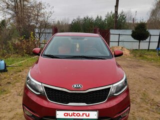 2017 Kia Rio III Рестайлинг, красный, 990000 рублей, вид 1