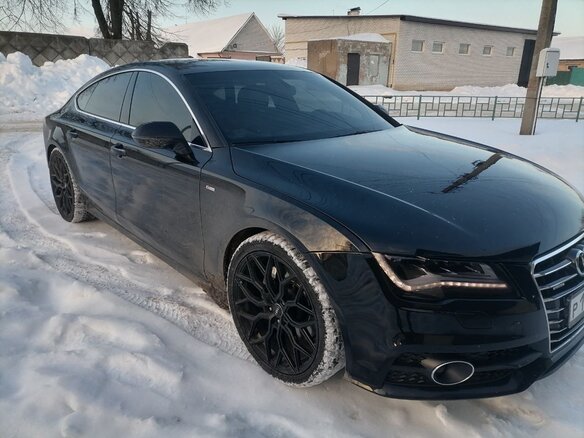 2012 Audi A7 I (4G), чёрный, 1750000 рублей - вид 6