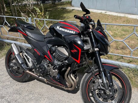 2015 Kawasaki Z 800, чёрный, 650000 рублей, вид 1