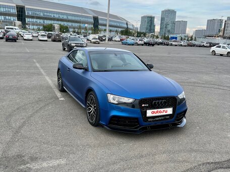 2012 Audi A5 I (8T) Рестайлинг, синий, 1650000 рублей, вид 4