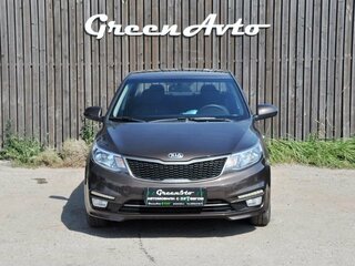 2015 Kia Rio III Рестайлинг, коричневый, 890000 рублей, вид 2