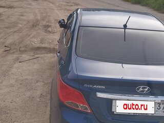2016 Hyundai Solaris I Рестайлинг, синий, 900000 рублей, вид 3