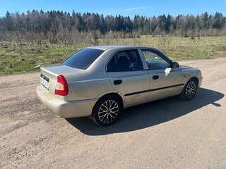 2006 Hyundai Accent ТагАЗ II, бежевый, 205000 рублей, вид 5