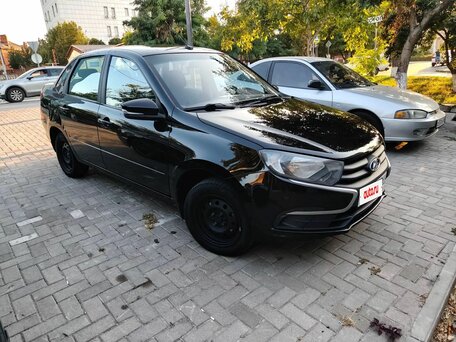 2022 Lada (ВАЗ) Granta I Рестайлинг, чёрный, 580000 рублей, вид 1