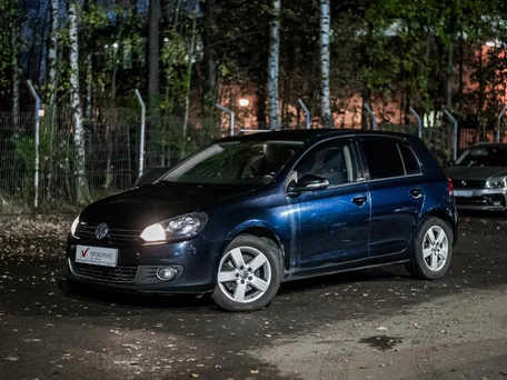 2011 Volkswagen Golf VI, синий, 733000 рублей, вид 1