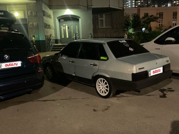 2002 Lada (ВАЗ) 21099, серый, 400000 рублей - вид 4