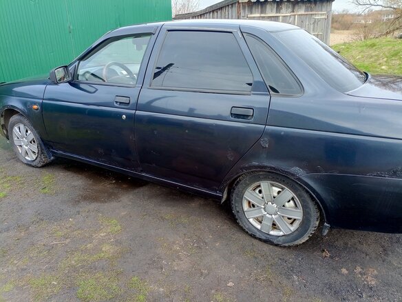 2008 Lada (ВАЗ) Priora I, чёрный, 139000 рублей - вид 4