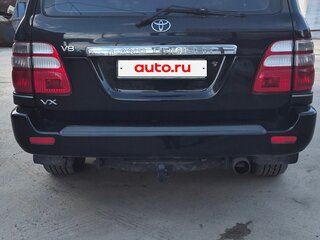 2003 Toyota Land Cruiser 100 Series Рестайлинг 1, чёрный, 1600000 рублей, вид 2