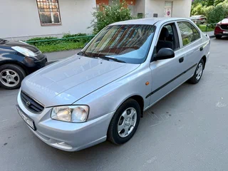 2007 Hyundai Accent ТагАЗ II, серый, 535000 рублей, вид 1