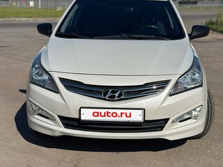 2015 Hyundai Solaris I Рестайлинг, бежевый, 1199000 рублей, вид 2
