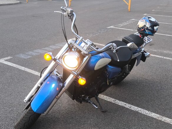 2022 Honda Shadow 750, синий, 650000 рублей - вид 6