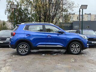 2022 Chery Tiggo 4 I Рестайлинг, синий, 1089000 рублей, вид 4
