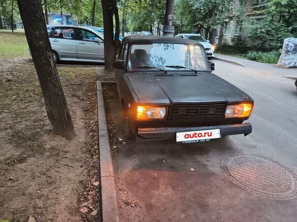 2007 Lada (ВАЗ) 2107, чёрный, 90000 рублей