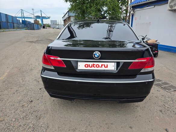 2005 BMW 7 серии 750Li IV (E65/E66) Рестайлинг, чёрный - вид 8