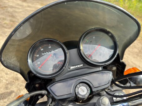 2016 Bajaj Boxer BM 150X, чёрный, 100000 рублей, вид 4