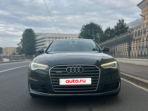 2015 Audi A6 IV (C7) Рестайлинг, серый, 1490000 рублей - вид 4