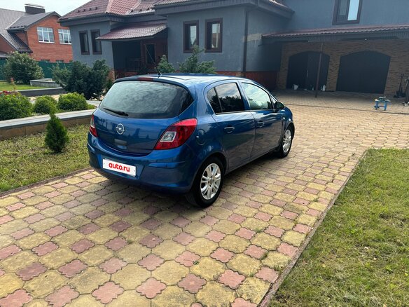 2008 Opel Corsa D, синий, 330000 рублей - вид 4
