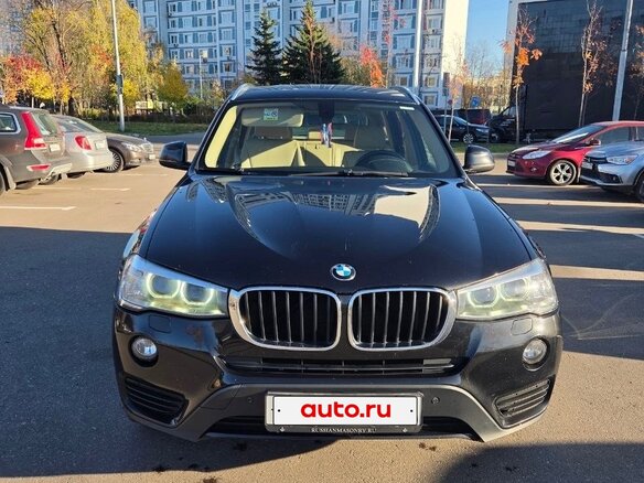 2014 BMW X3 20i xDrive II (F25) Рестайлинг, чёрный, 1860000 рублей - вид 1