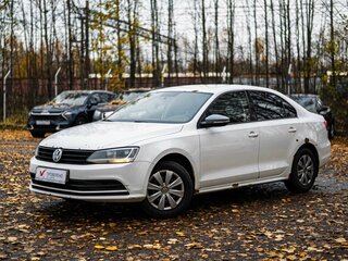 2015 Volkswagen Jetta VI Рестайлинг, белый, 590000 рублей, вид 1
